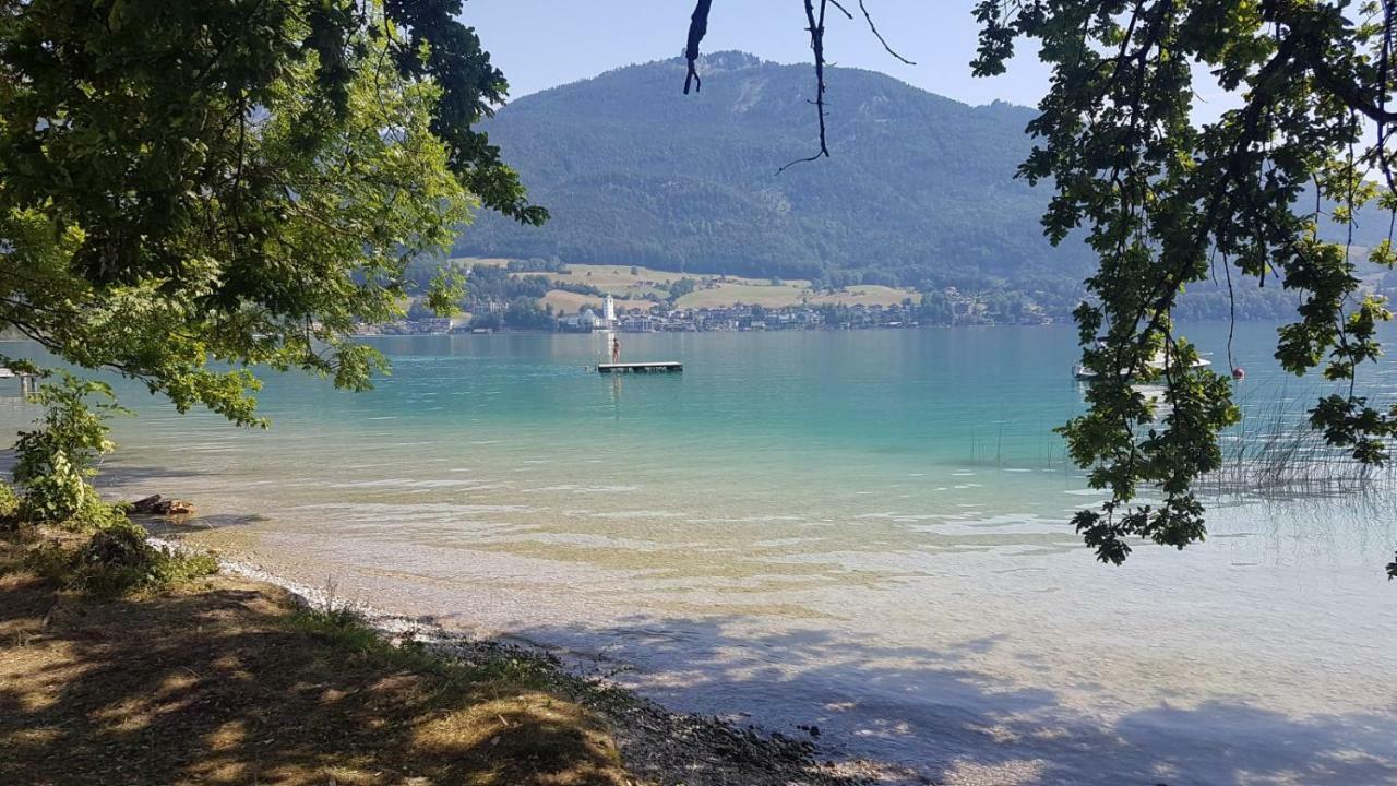 Ferienhaus Grillbauer Abersee Eksteriør bilde